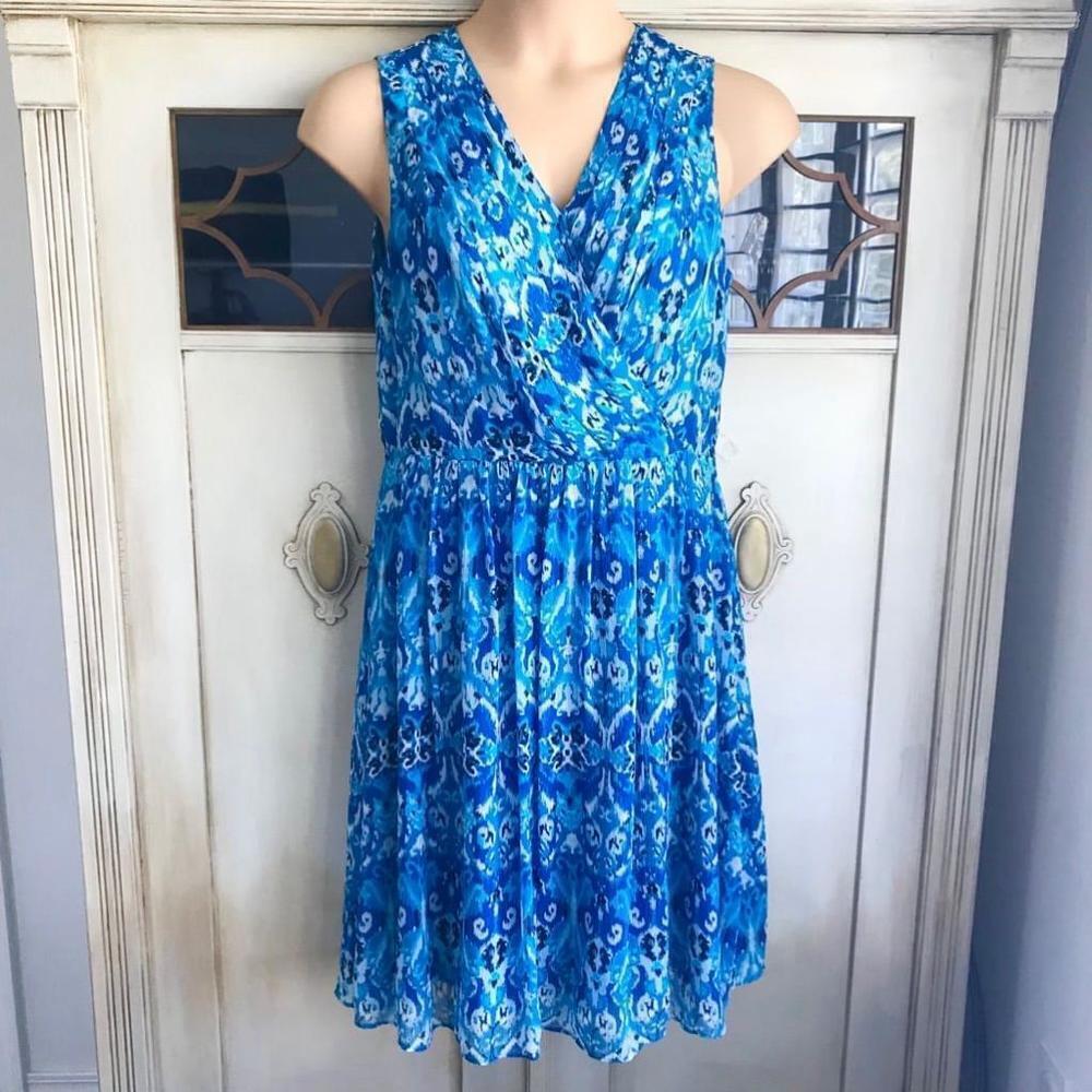 NWT Brooks Brothers Watercolors 100% Silk Dress